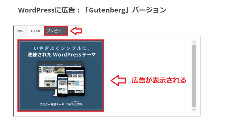 WordPressに広告を貼る方法6